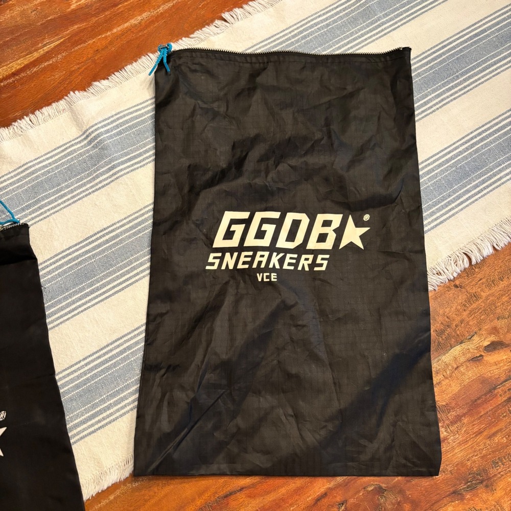 Golden Goose GGDB Sneakers VCE Black Zippered Dust Bag Shoe Storage Accessory